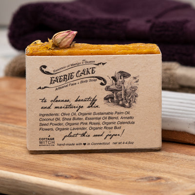 CottageWitch Botanicals Facial and Body Soap - Faerie Cake