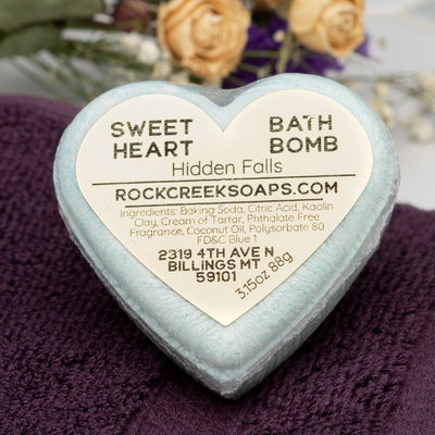 Rock Creek Soaps Heart Bath Bombs