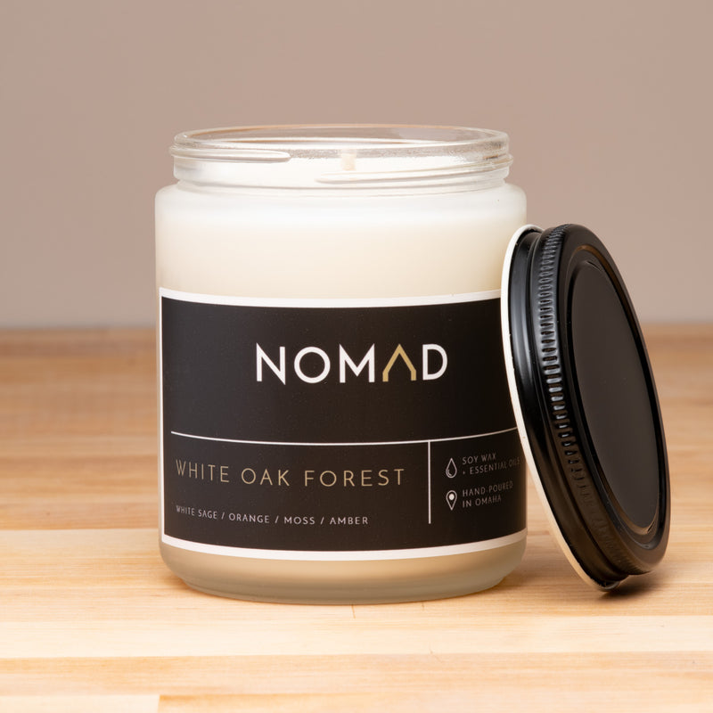 Nomad Wax Co 8oz Jar Candle - White Oak Forest