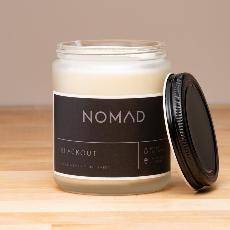 Nomad Wax Co 8oz Jar Candle - Blackout