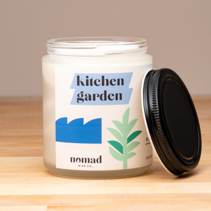 Nomad Wax Co 8oz Jar Candle - Kitchen Garden