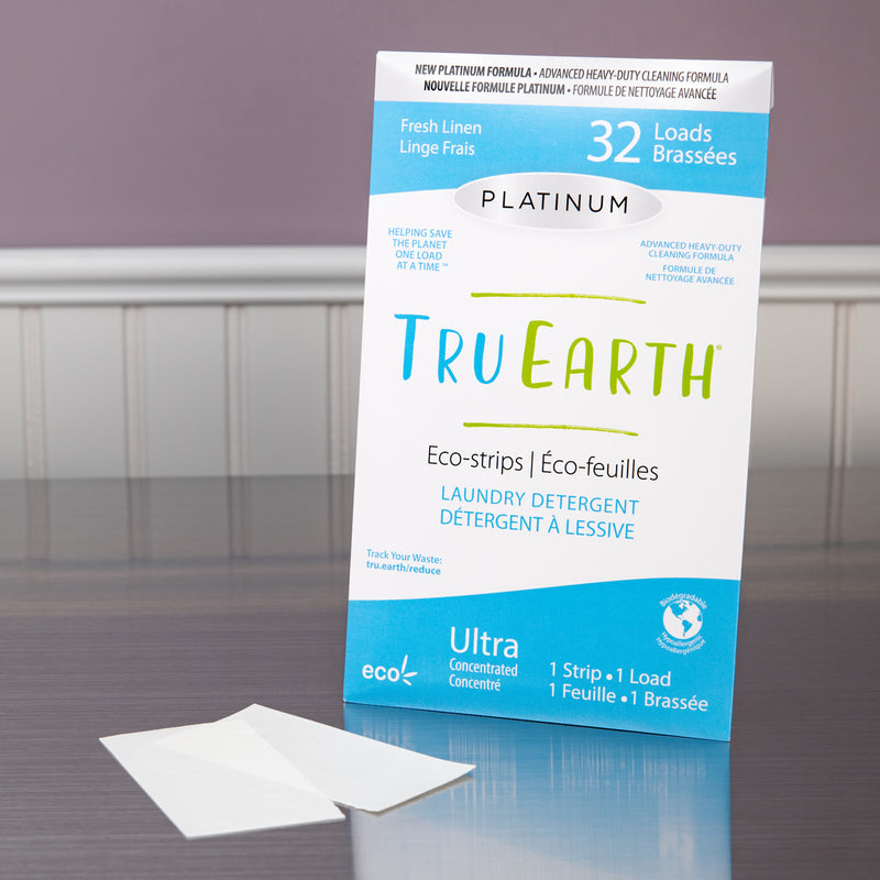 Tru Earth Platinum Laundry Detergent 32 Loads - Fresh Linen