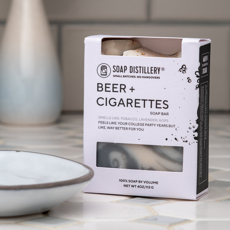 Soap Distillery Bar Soap - Beer + Cigarettes