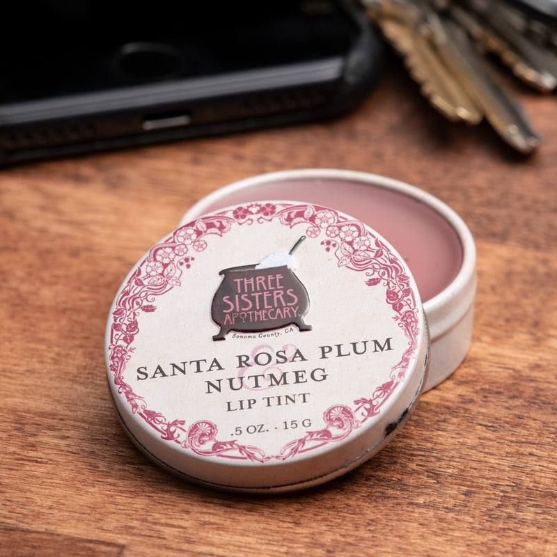 Three Sisters Apothecary Lip Soother - Santa Rosa Plum & Nutmeg