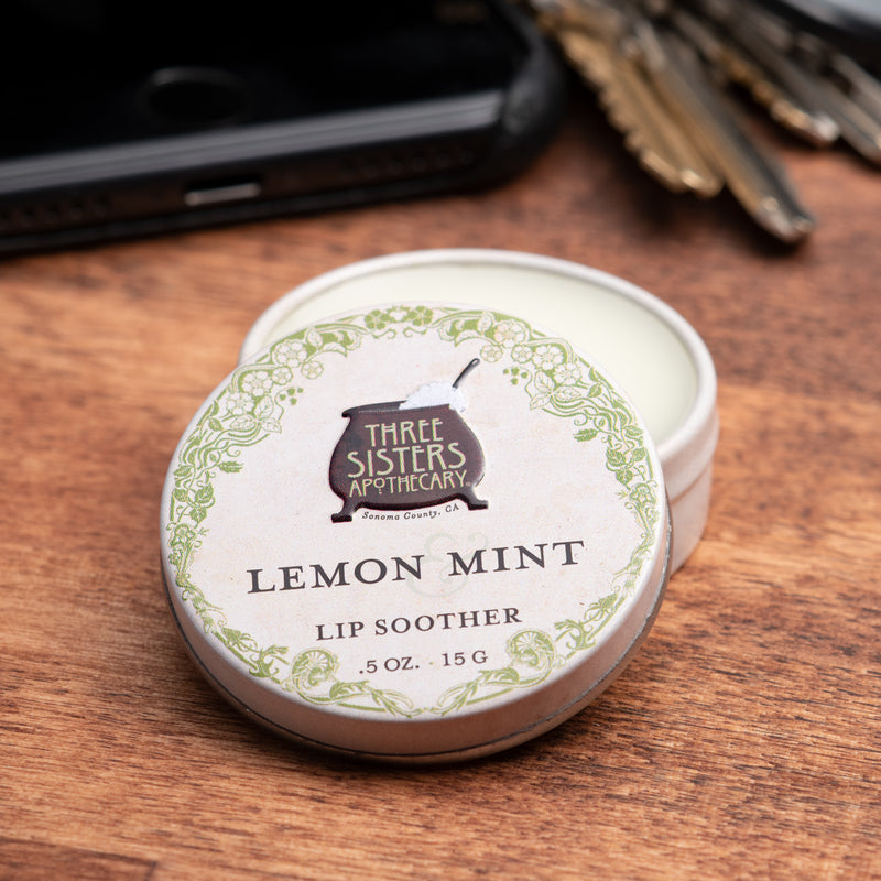 Three Sisters Apothecary Lip Soother - Lemon & Mint