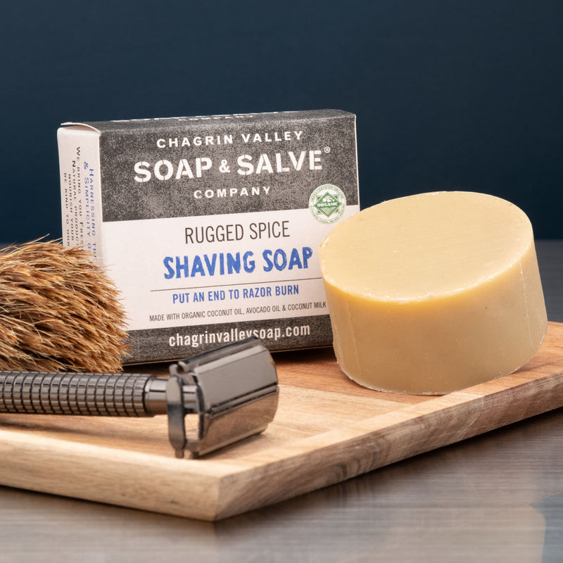 Chagrin Valley Soap & Salve Co Shaving Soap - Rugged Spice
