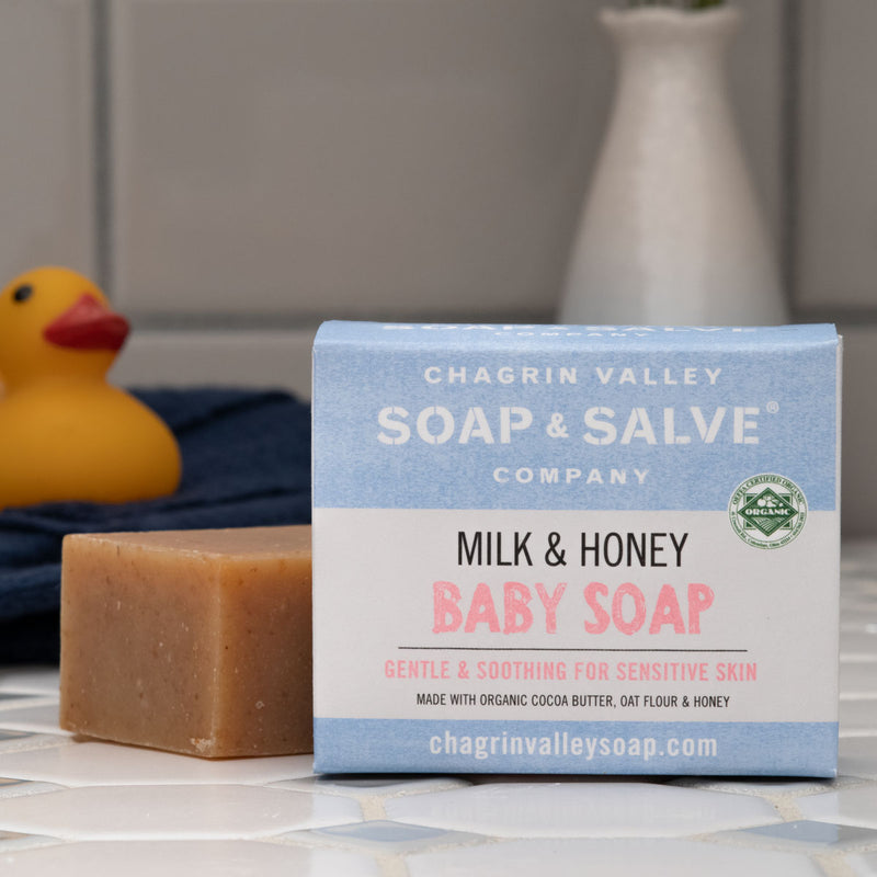 Chagrin Valley Soap & Salve Co Baby Me! Milk & Honey Baby Soap