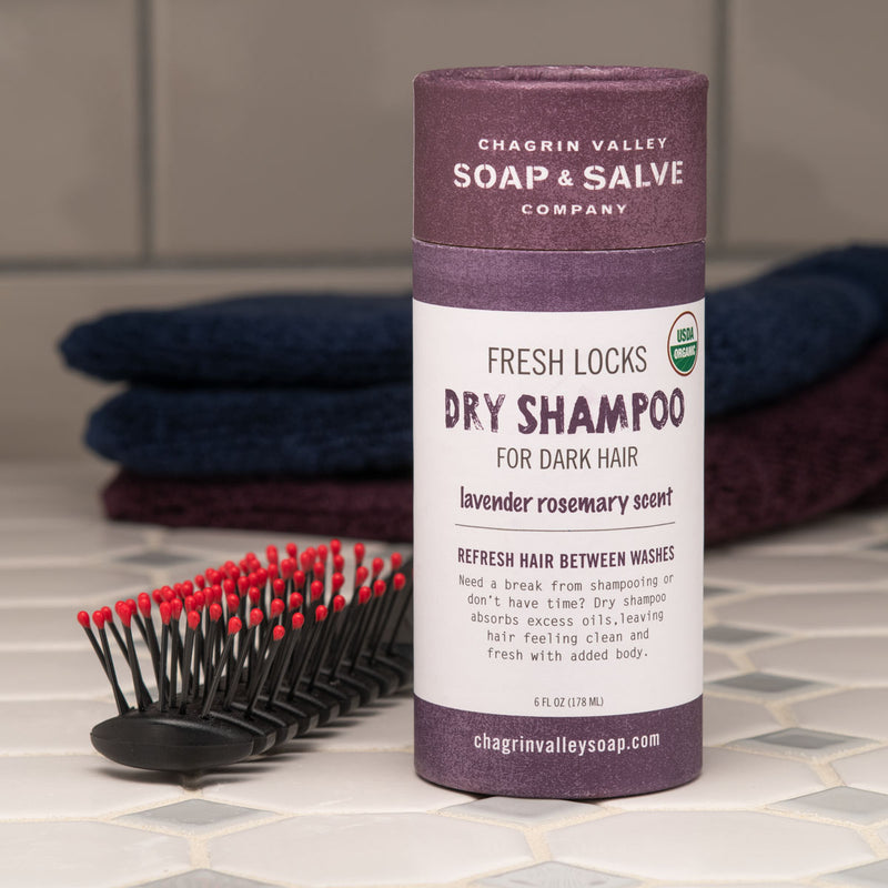 Chagrin Valley Soap & Salve Co Dry Shampoo Dark Hair - Lavender Rosemary