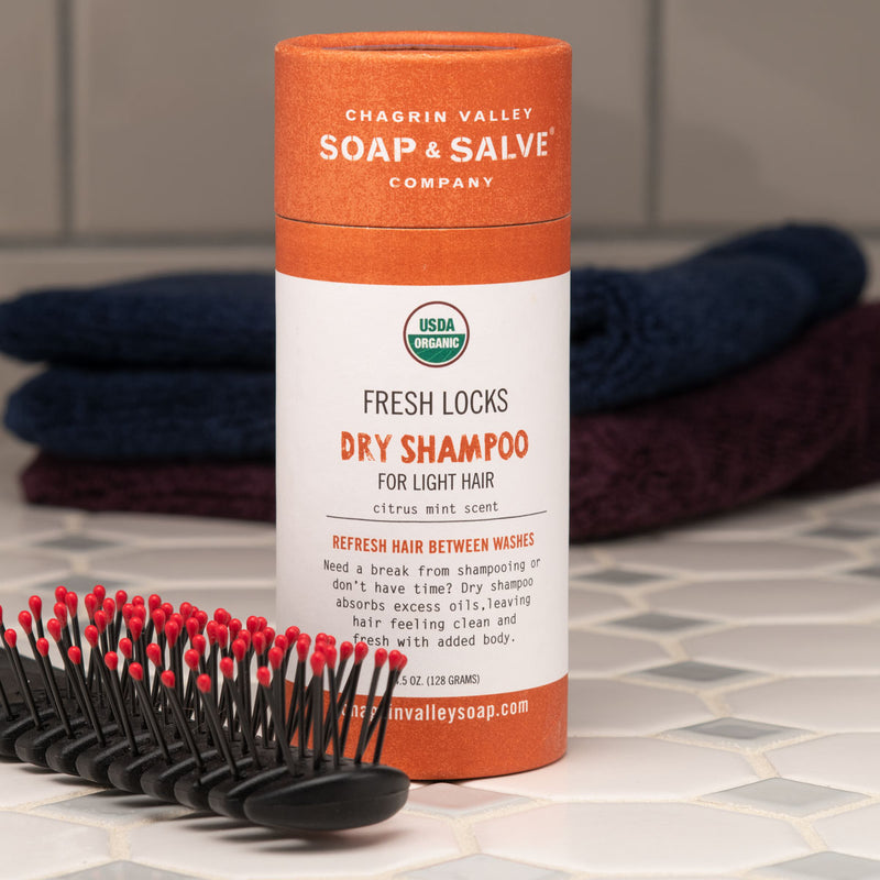 Chagrin Valley Soap & Salve Co Dry Shampoo Light Hair - Citrus Mint