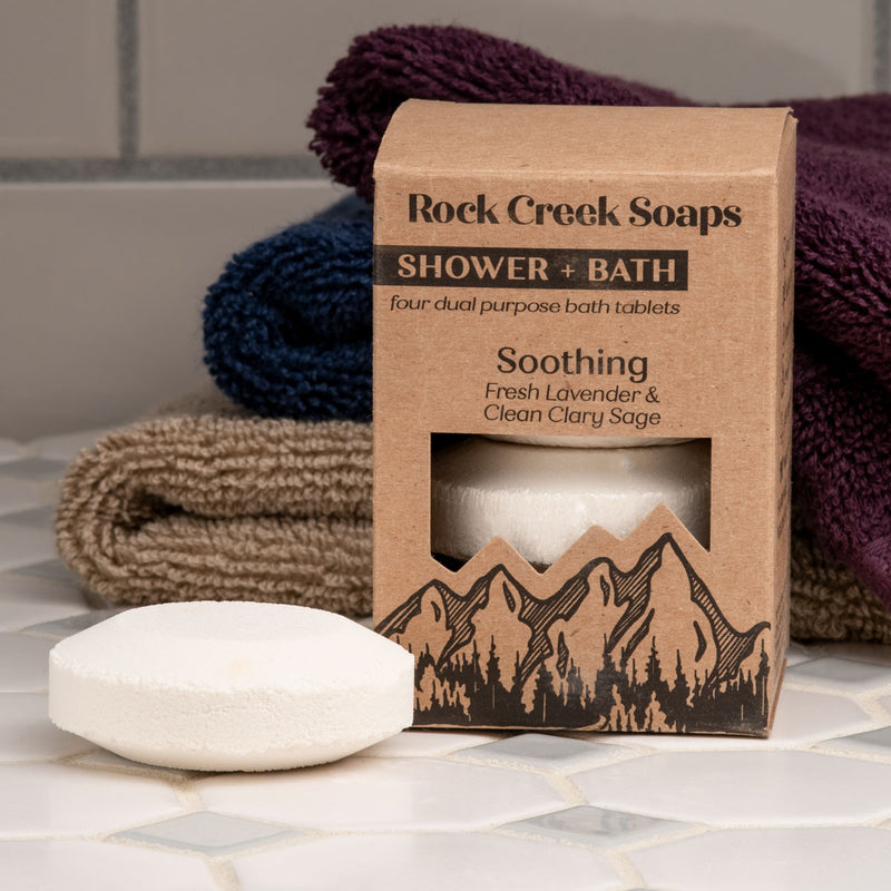 Rock Creek Soaps Shower Steamer Set Shower + Bath 4pk - Soothing